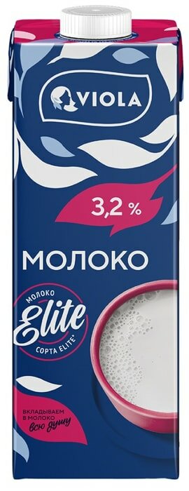 Молоко Viola питьевое 3.2% 1кг