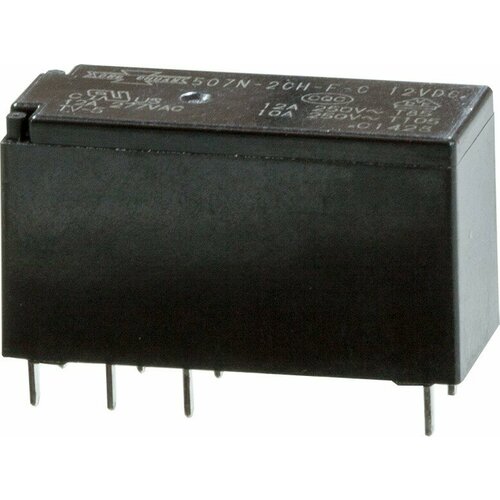 507N-2CH-F-C 12VDC (881-2CC-C 12VDC ), Реле 2 переключ. 12VDC, 12А/250V DPDT