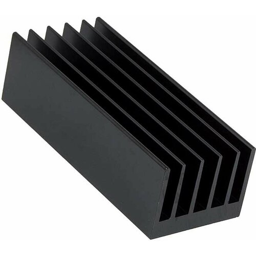 HS184-100 Радиатор охлаждения воздушный алюминиевый с чернением 1230₽