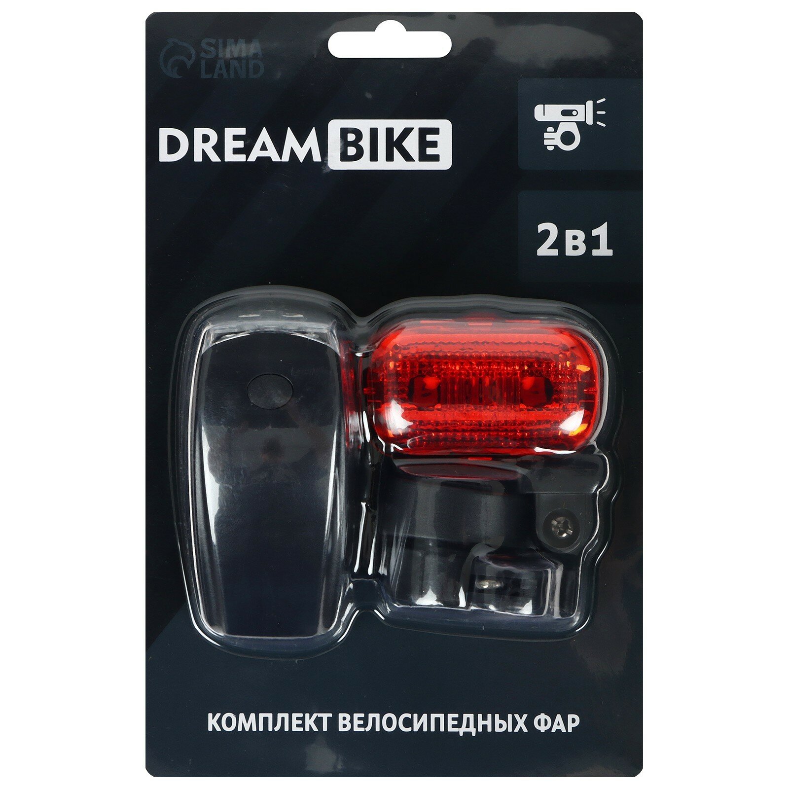 Комплект велосипедных фонарей Dream Bike JY-286+JY-289T (1шт.)