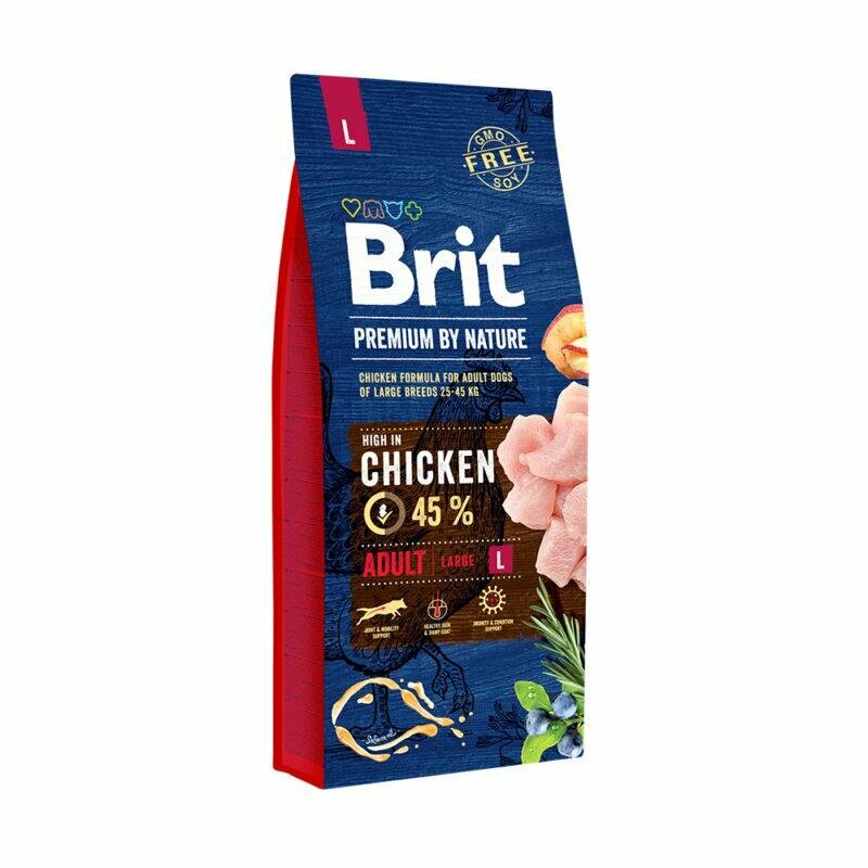 Brit Premium by Nature Adult L Корм для взрослых собак крупных пород 3кг