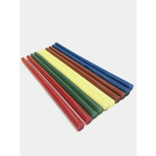 Клеевые стержни d11 мм L270 мм цветные упак 10 шт 1599₽