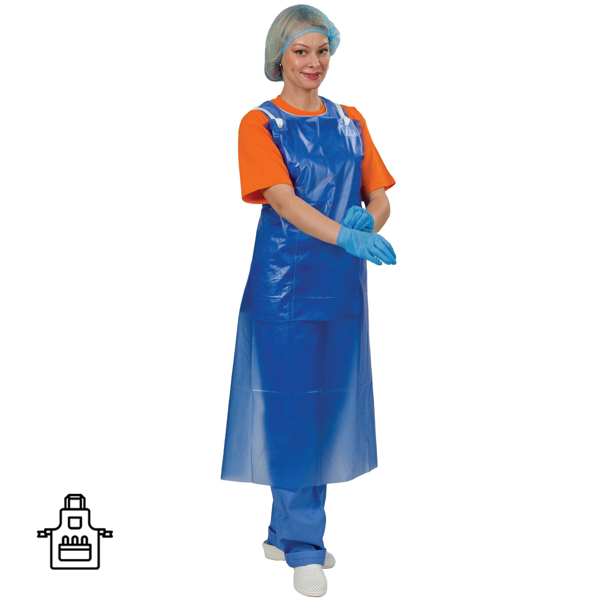 фото Фартук защитный ПВХ ЩИТ-1 облегченный до 50% (12/48) синий, ПС