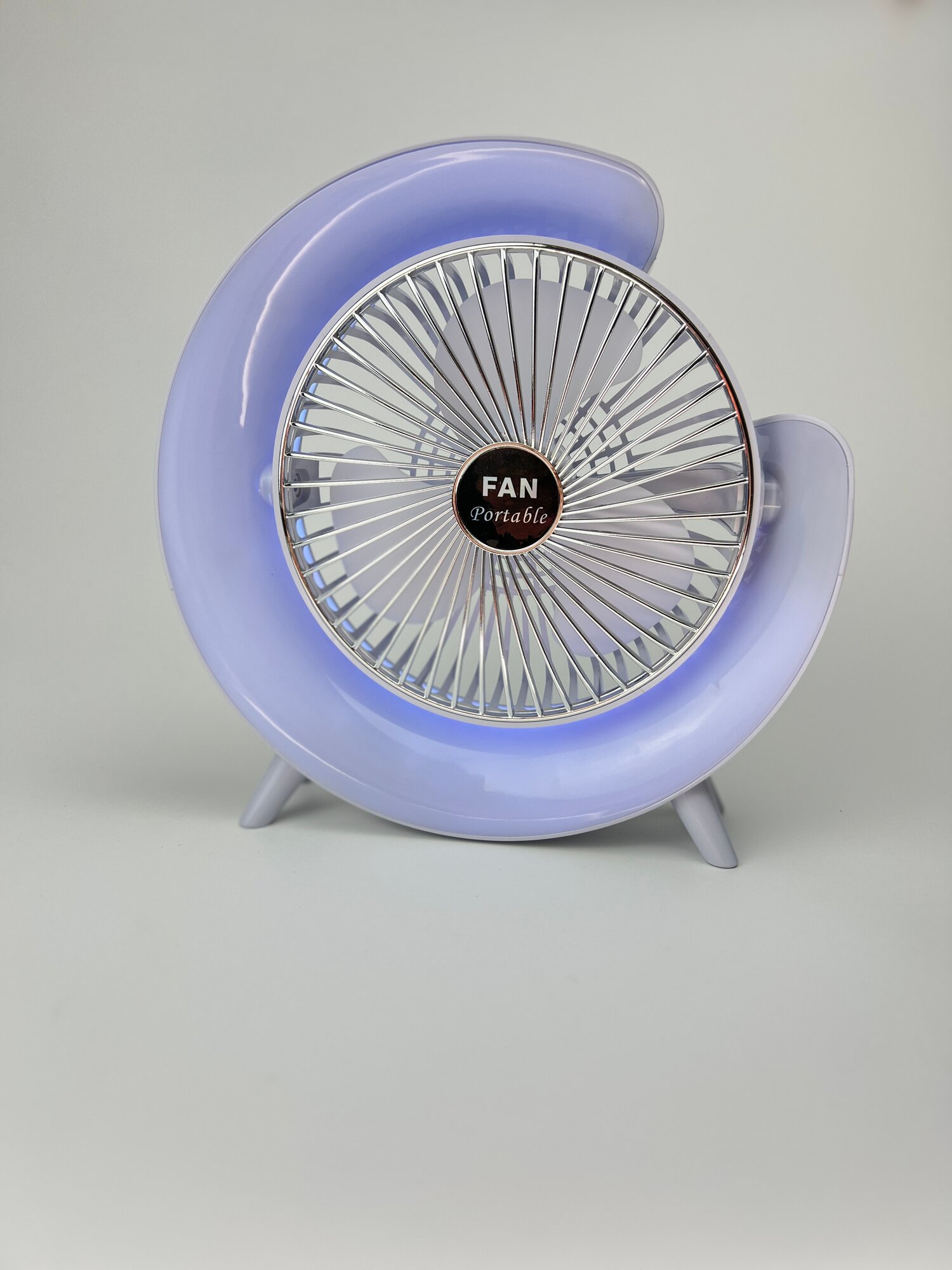 Вентилятор настольный мини с ночником подсветкой