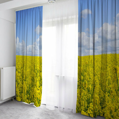 Шторы из габардина с фотопринтом Good Room, 290x280 см.