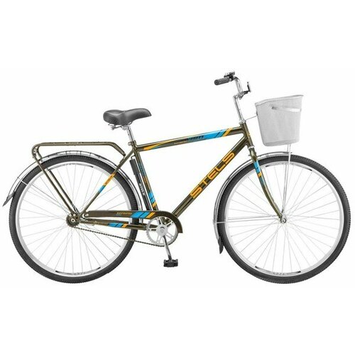 Велосипед Stels 20 Navigator-300 Gent 28 Z010 светло-коричневый городской велосипед stels navigator 350 gent 28 z010 2018 рама 20 синий