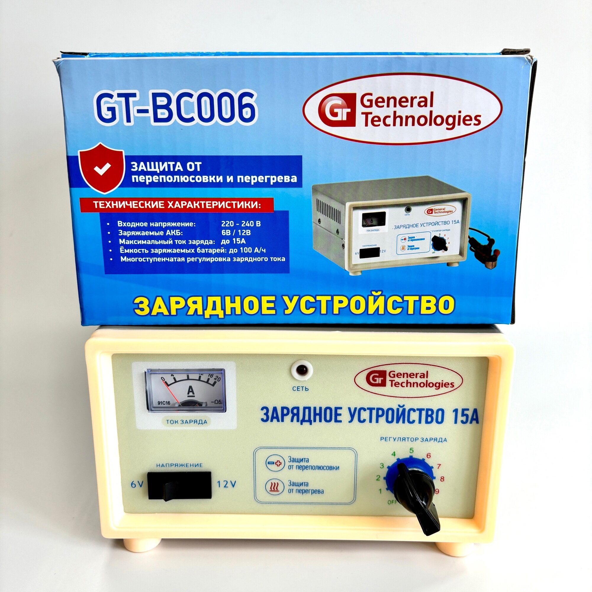 Зарядное устройство General Technologies GT-BC006 белый - фото №11