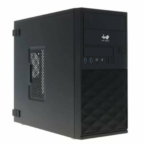 Inwin Корпус MiniTower EFS052BL PM-600ATX U3 2 +A HD + front fan holder+ Screwless 6195504