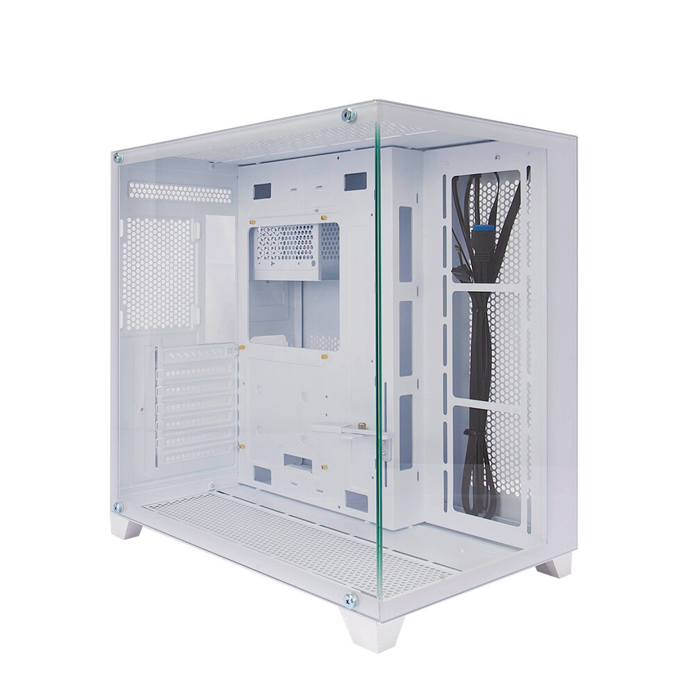 Корпус 1STPLAYER MEGAVIEW MV8-TP White ATX