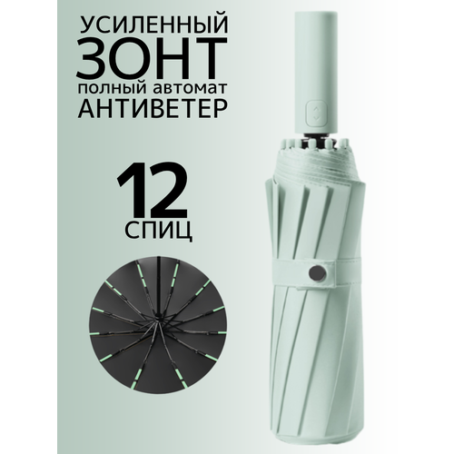 фото Зонт зеленый rechar
