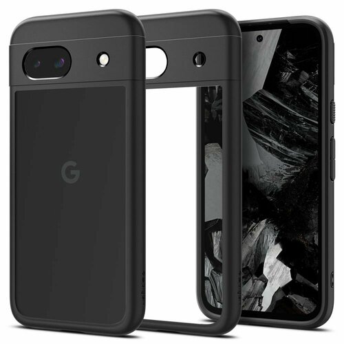 фото Защитный чехол spigen ultra hybrid для google pixel 8a / гугл пиксель 8а черный