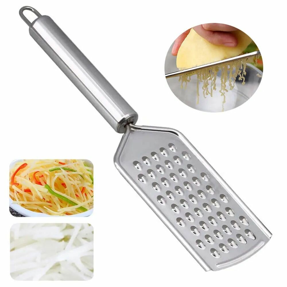 фото Терка ручная для цитрусовых, размер 23 х 5,5 см, Терка малая, с ручкой, мелкая, для цедры, чеснока