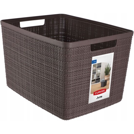 Корзинка Curver L Style 30л 436*326*230 темно-коричневый (205850)