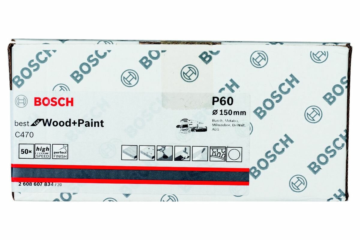 50 ш/листов Ø150мм K60 B. f. W+P