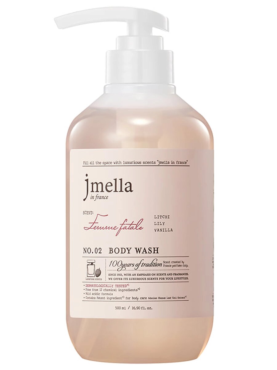 Парфюмированный гель для душа Jmella In France Femme Fatale Body Wash 500 мл