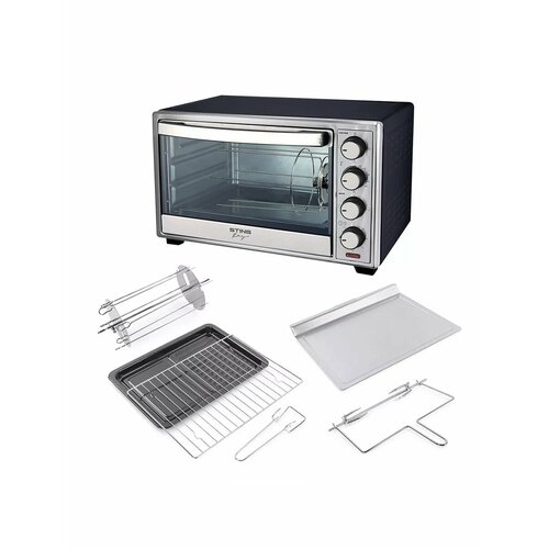 Духовка Stingray конвекция и вертел нержавеющая сталь серая 42л 824200₽