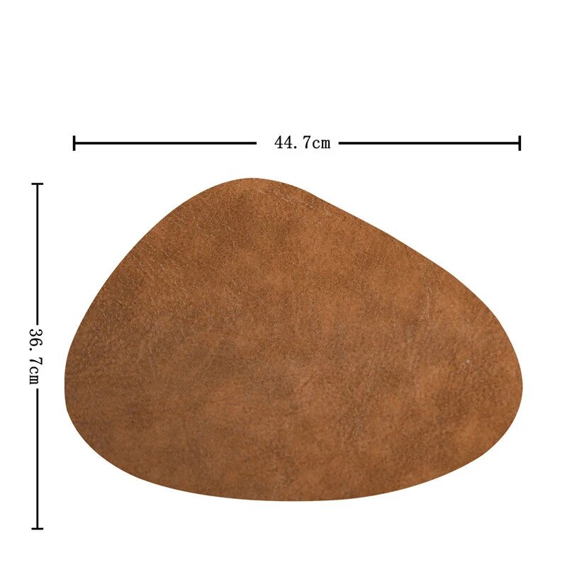 Коврик для чайного стола из винила Коричневый, Deep Brown