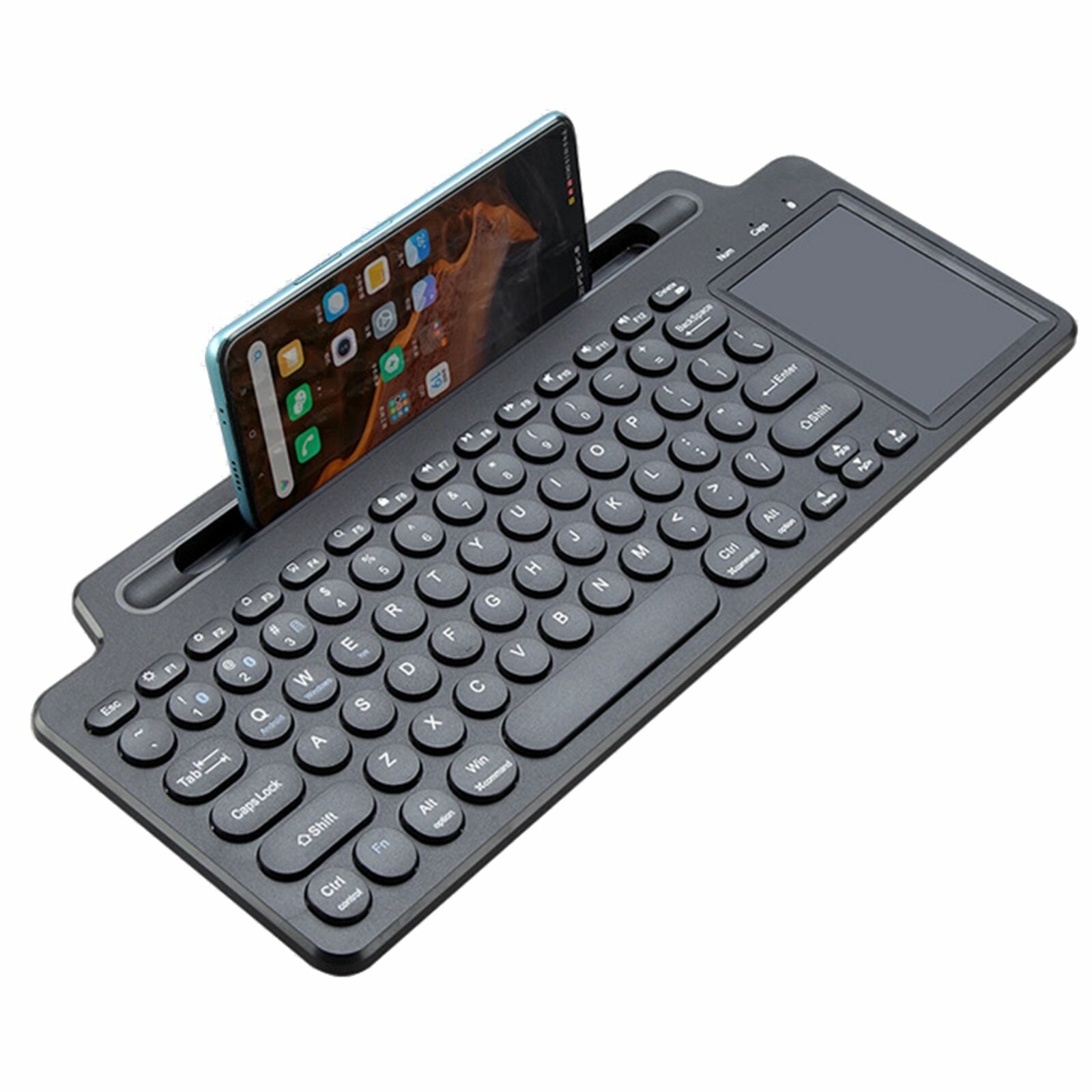 Клавиатура беспроводная, 2,4 ГГц + Bluetooth, с сенсорной панелью