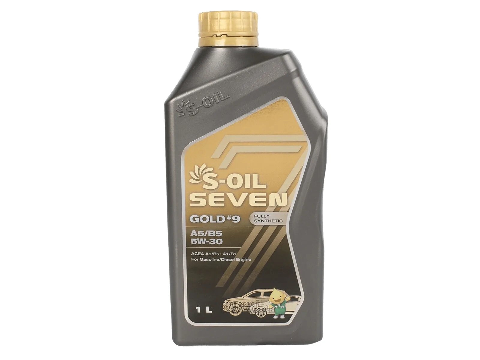 S-Oil Масло Моторное S-Oil Gold #9 5W-30 Cf/Sl A5/B5 Синтетическое 4 Л