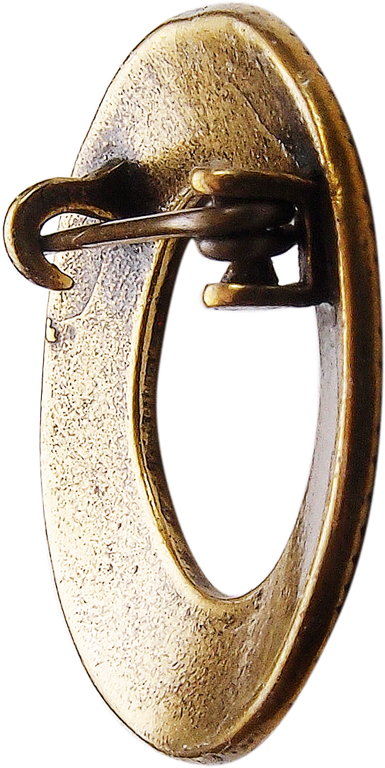 Брошь Мастерская Алешиных, золотой — фото 1