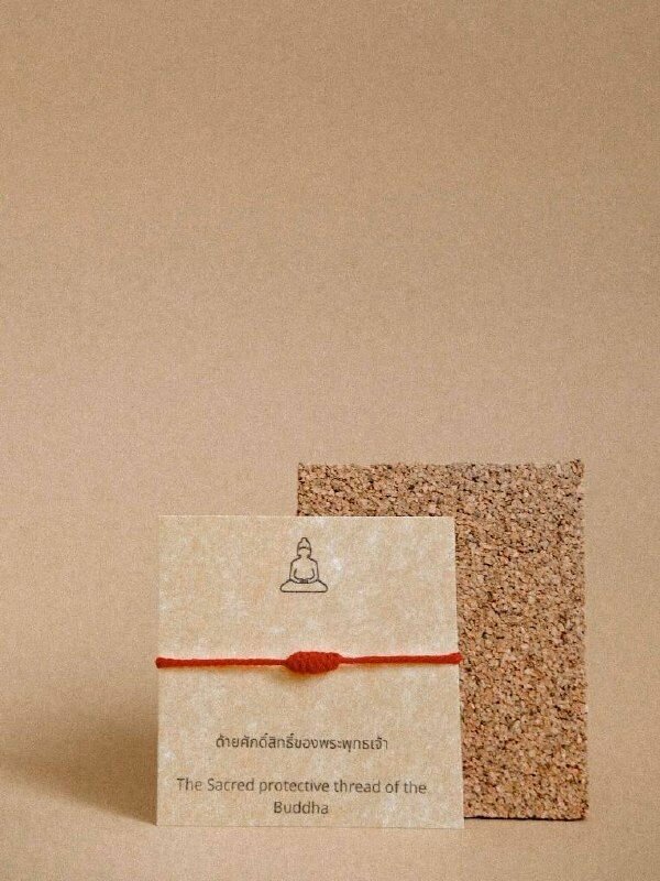 Плетеный браслет TEPLO, красный — фото 1