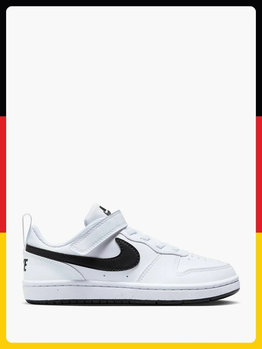 Кроссовки NIKE Кроссовки Nike COURT BOROUGH LOW RECRAFT (PS), белый, 33 EU