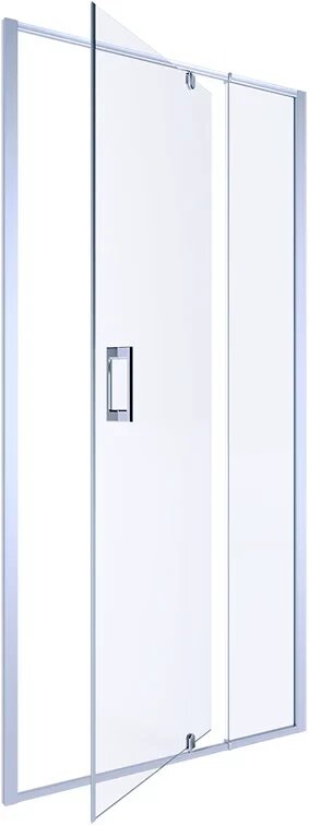 Душевая дверь Alex Baitler AB71C120 118-128 см профиль сатин стекло прозрачное