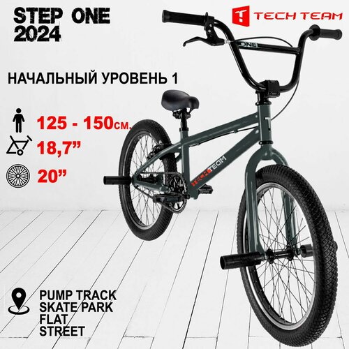 Велосипед BMX Tech Team Step One серый 187х20 2024 14276₽