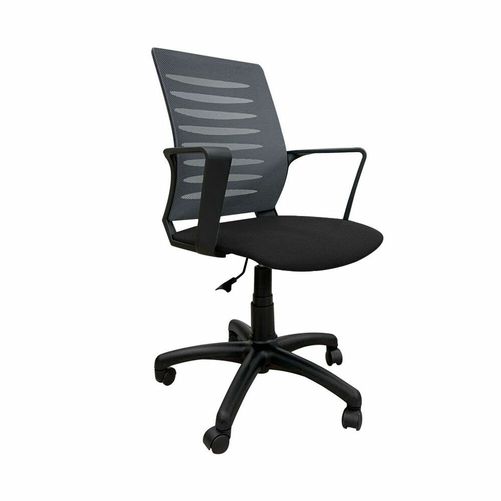 Офисное кресло / для персонала WEBSTAR GTP BLACK PL62_OH14/C11 спинка темно-серая/сидение черное