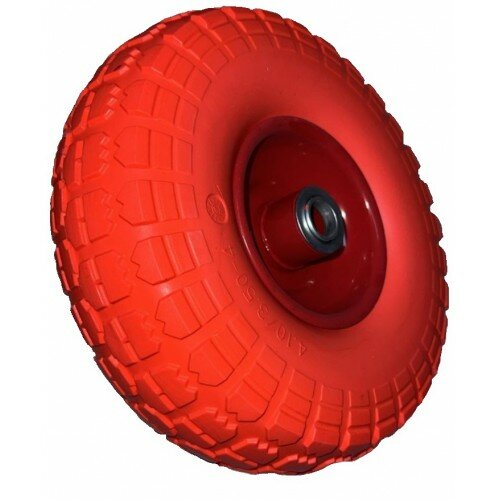 Колесо 250мм полиуретан. бескамерное не сим ступ. VicArt PU 41/35-4 D20 не сим