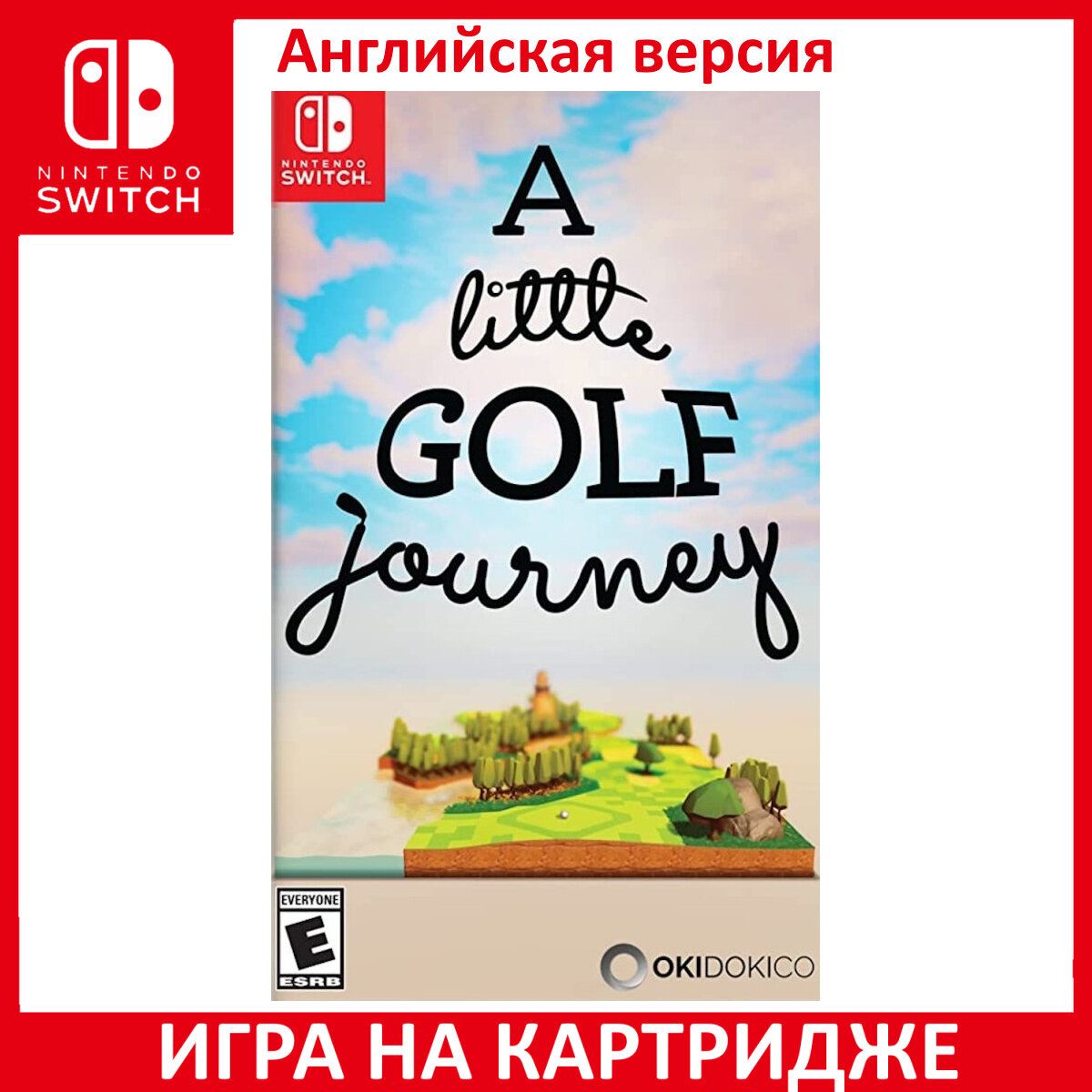 Игра A Little Golf Journey Switch Английский язык Картридж на Nintendo Switch