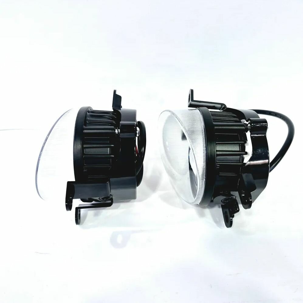 Фары противотуманные, ПТФ LED линзы для Toyota Auris I (2006-2012) (30W, 12V, 6000K) (КОД: 8031.-18) — фото 1
