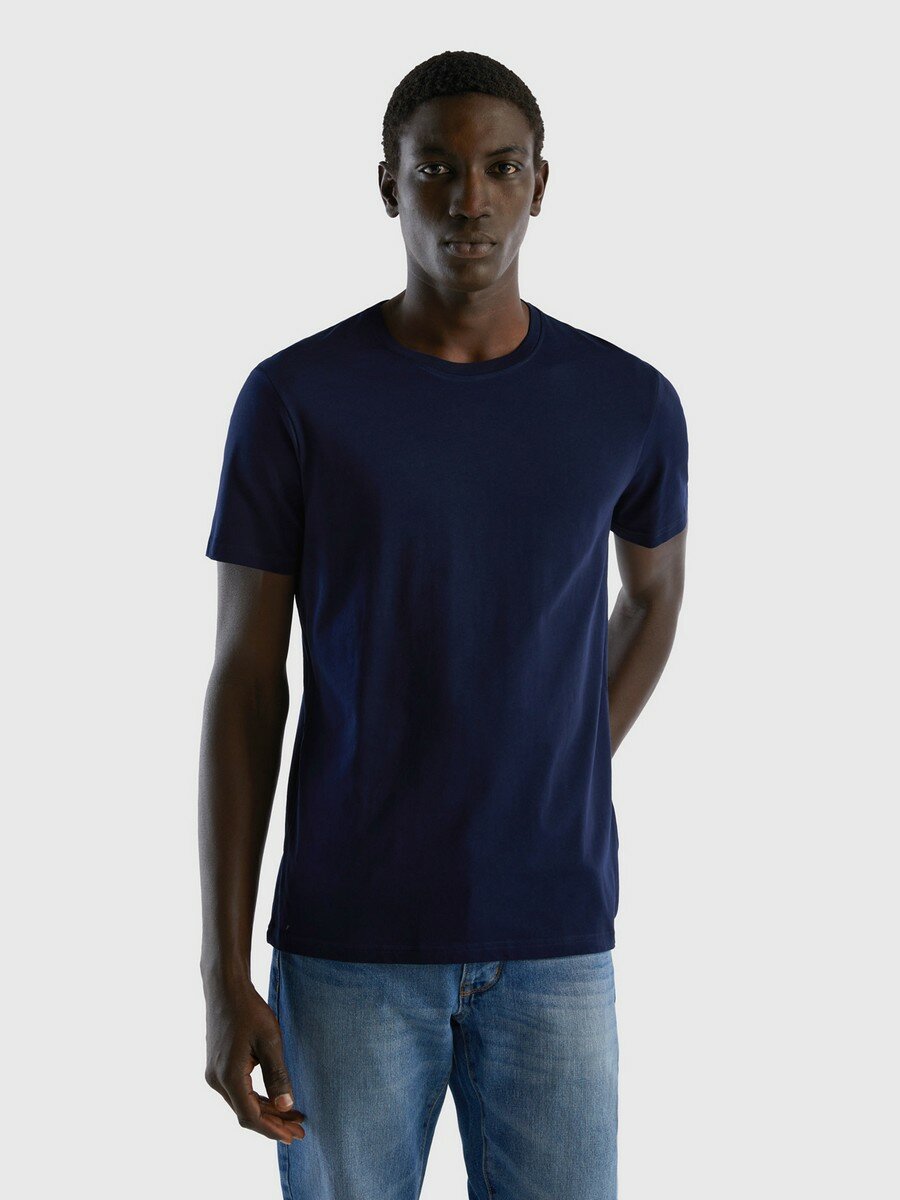 Футболка UNITED COLORS OF BENETTON, размер L, cиний