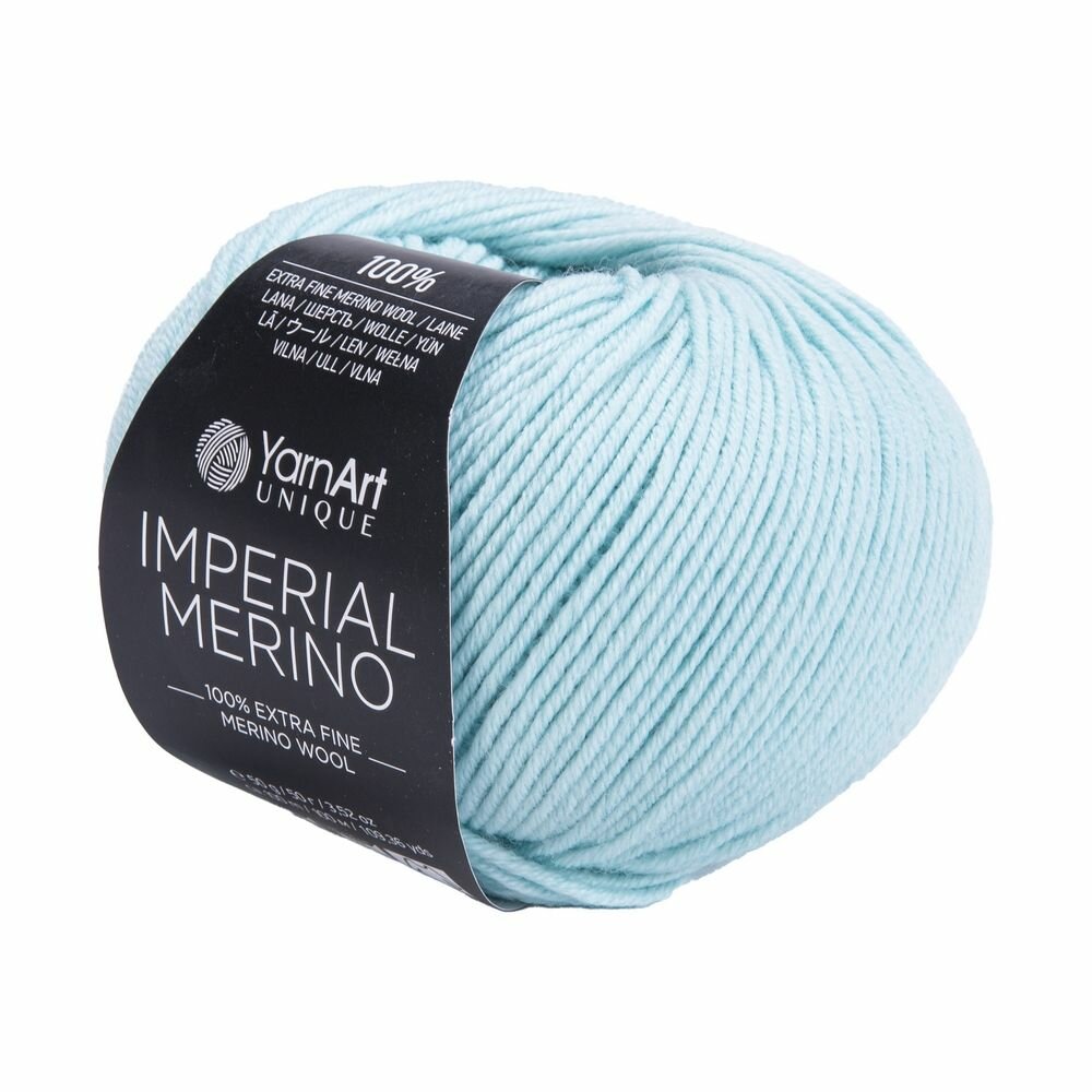 Пряжа для вязания YarnArt Imperial Merino 3329 светлая бирюза 50 гр/100 м 100% мериносовая шерсть