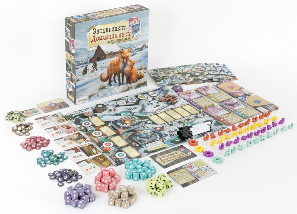 Настольная игра эврикус Эксперимент. Домашние лисы — фото 1
