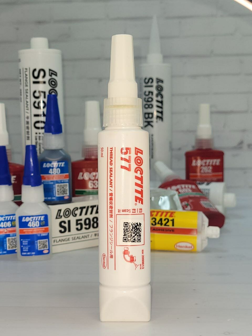 Резьбовой гелеобразный герметик для неактивных металлов LOCTITE 577 2068516