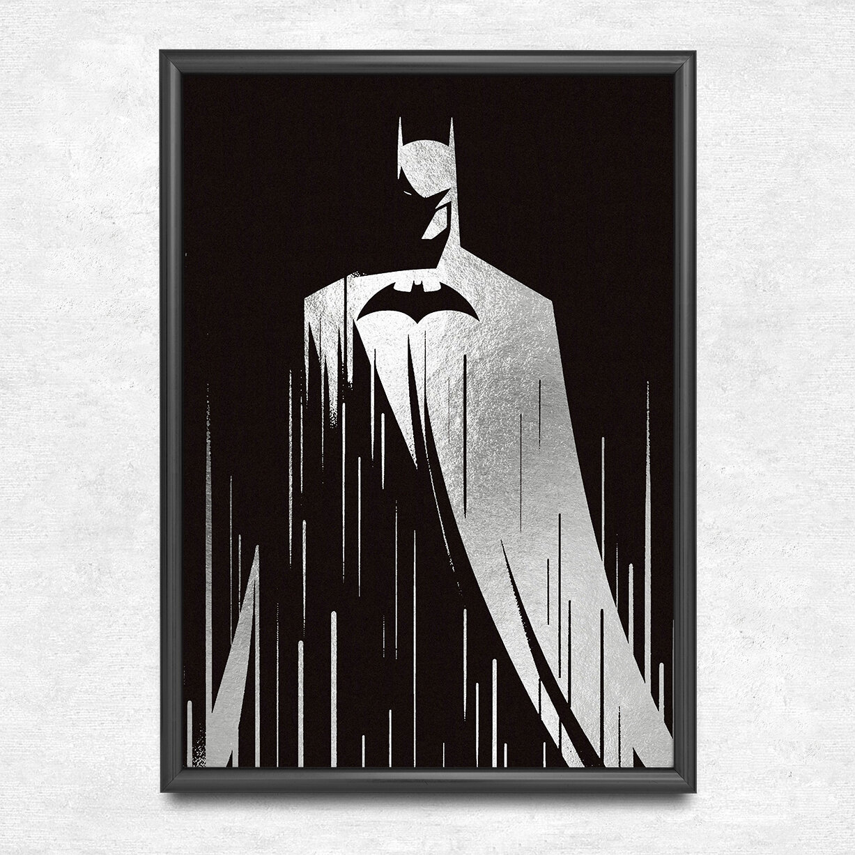 Постер на стену Бэтмен / плакат интерьерный Batman. Бетмен. Темный рыцарь. Супергерой