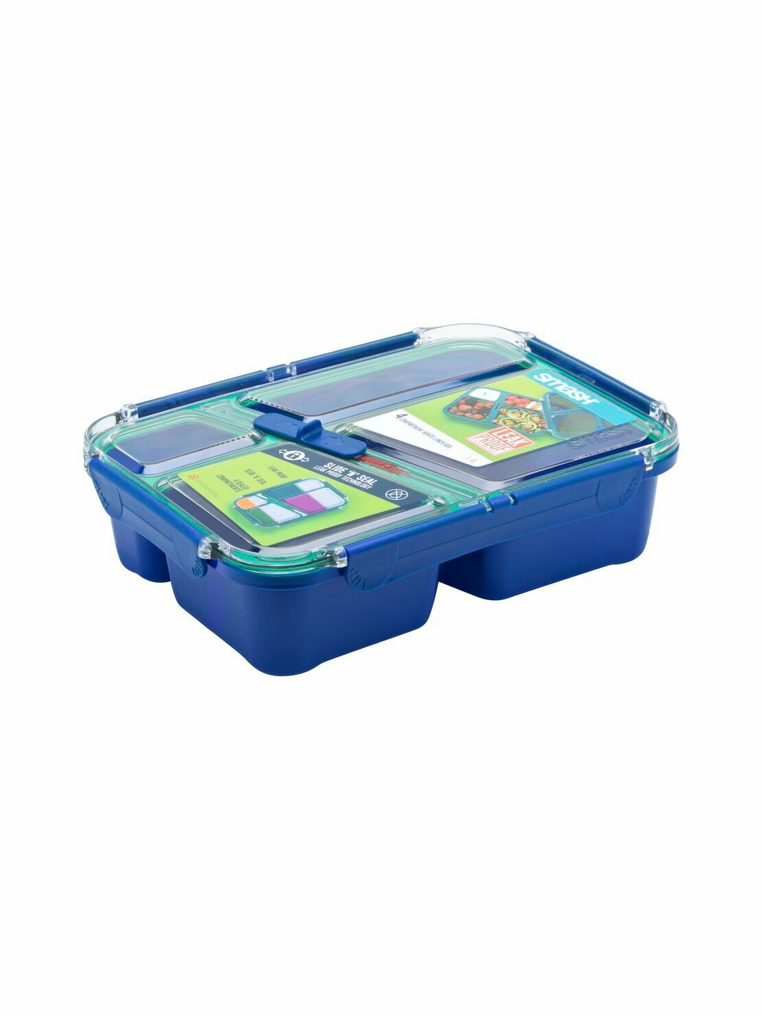 Ланч - бокс Smash "Bento Eats" 1,4л синий 21861