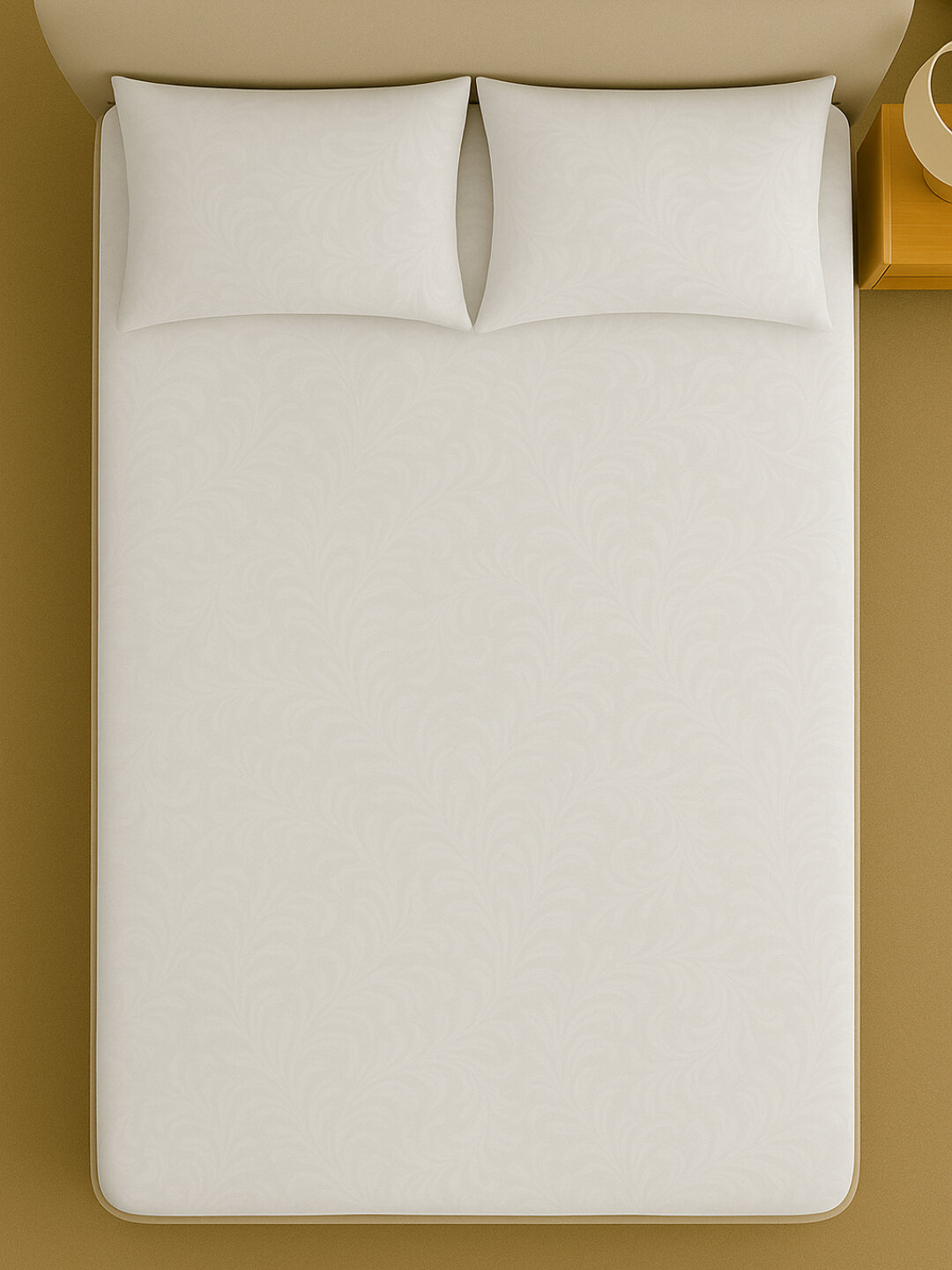 Постельное белье двуспальное, страйп сатин, простыня, 2 наволочки, в подарочной упаковке — фото 1