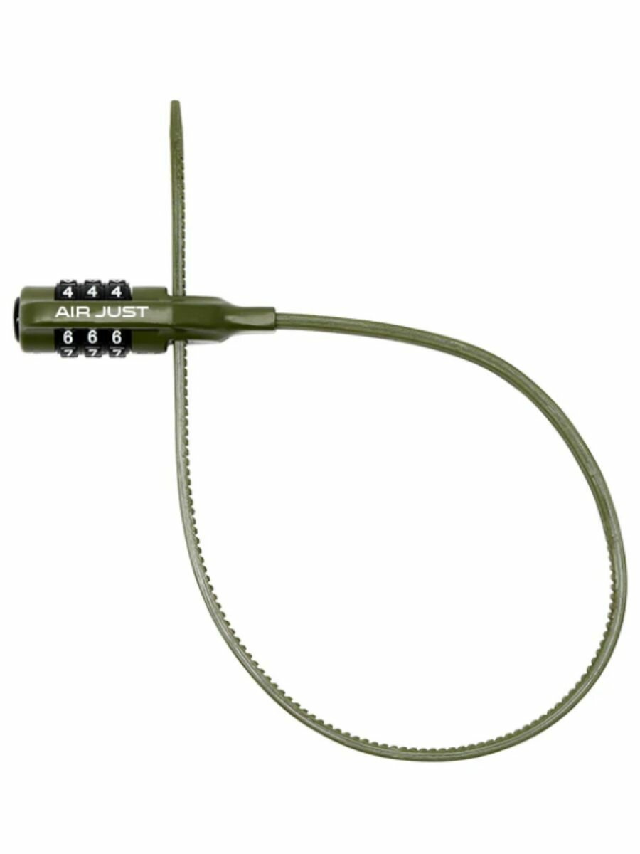 Велосипедный замок Ulac Air Just Z-tie Lock Combo Moss — фото 1