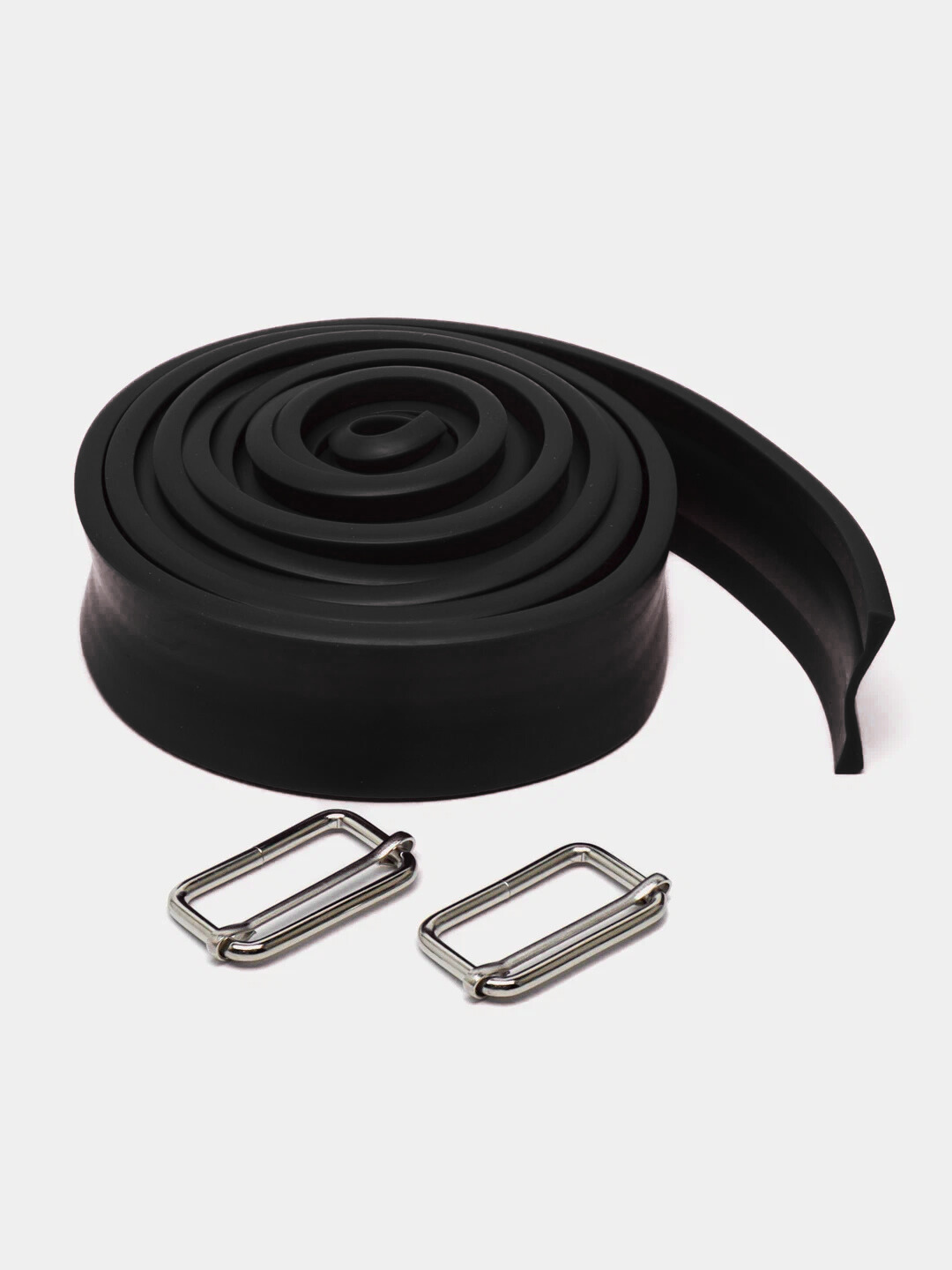 Резиновый эспандер, жгут-макаронный, для тренировок, черный 2,5 м