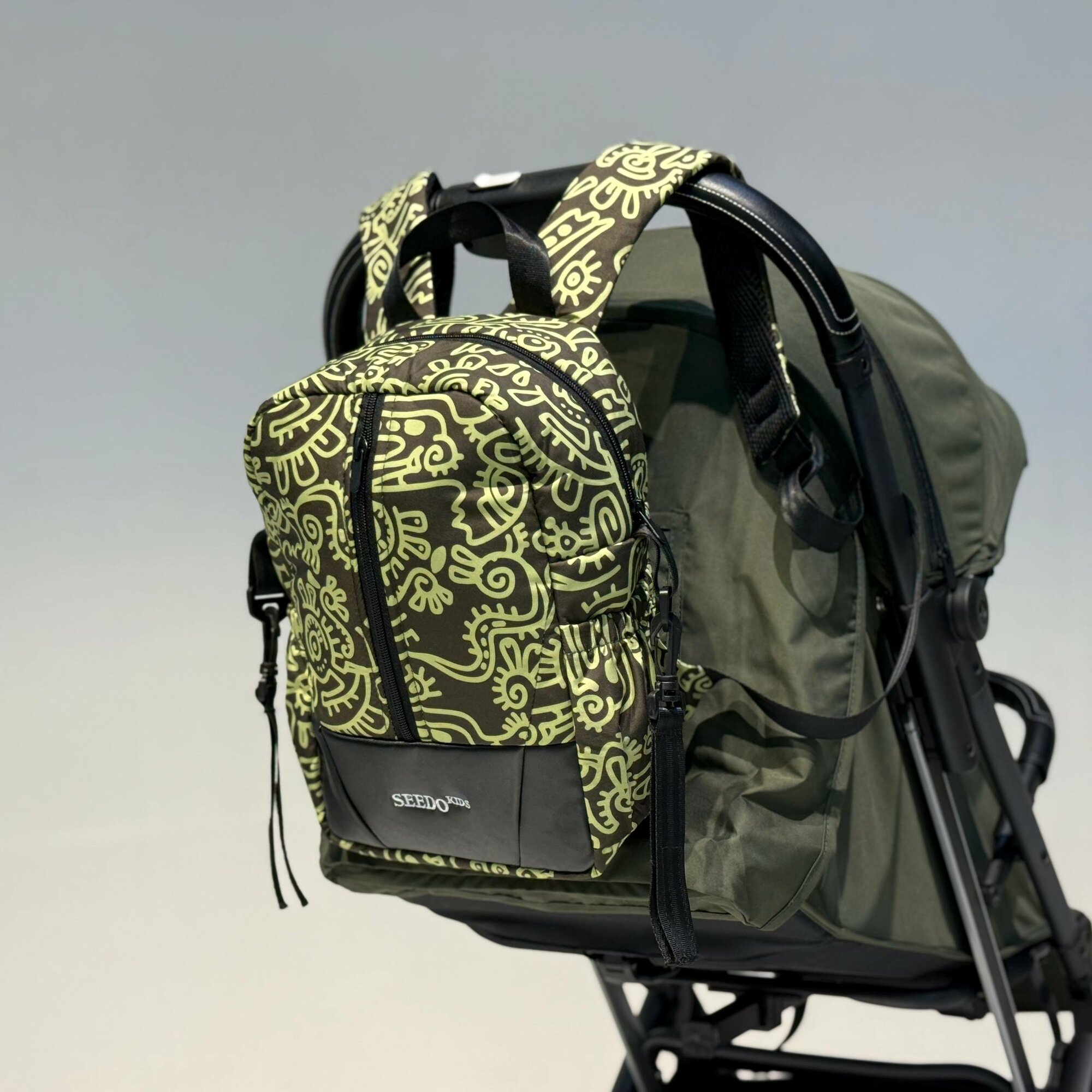 Прогулочная коляска "SEEDO", для дома, легкая, компактная, регулируемое сиденье — фото 1