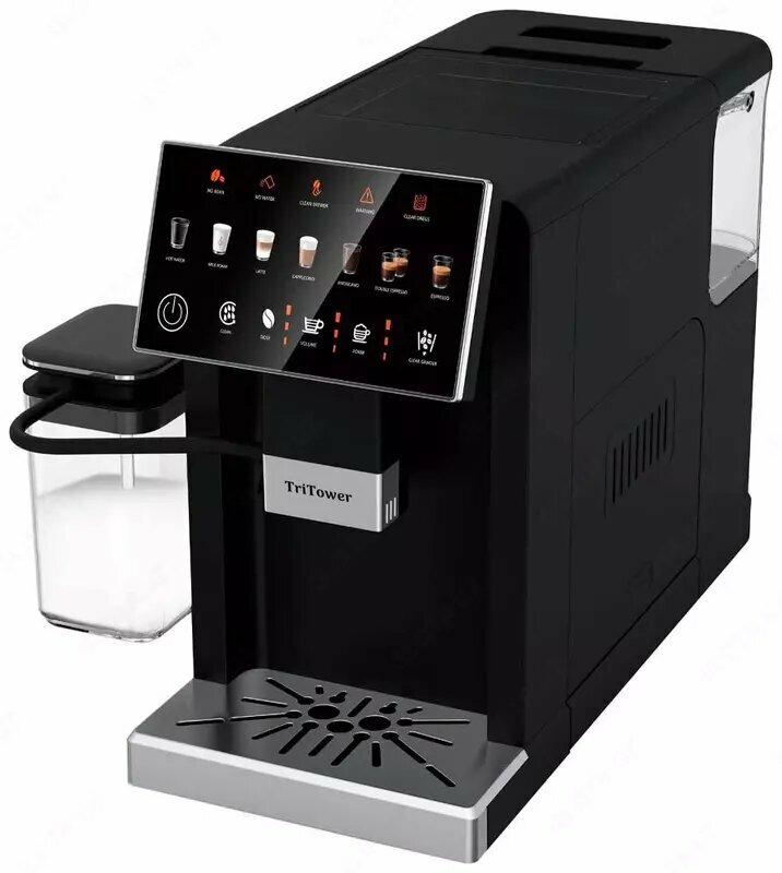 Кофемашина Uakeen ZL-1504, с кофемолкой, капучинатор, автоматическая