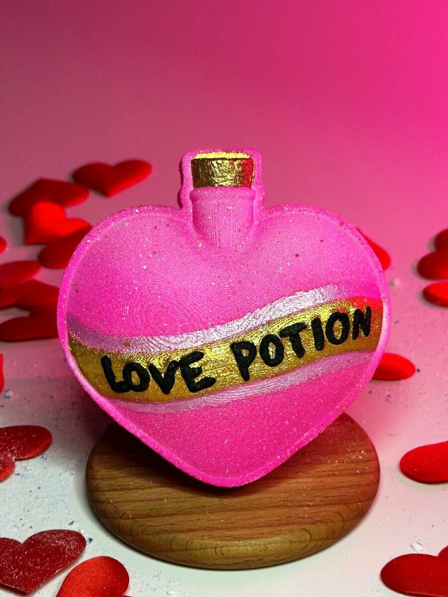 3D форма для бомбочек Любовное зелье — фото 1