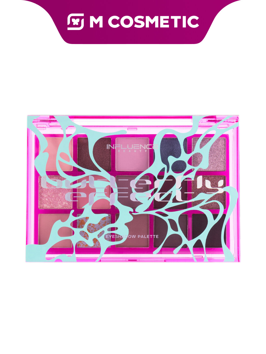 Палетка теней Influence Beauty Butterfly/Eff, 15 г, стойкость, высокое качество