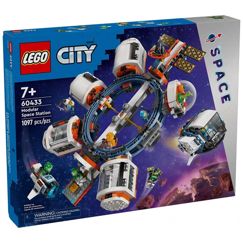 Конструктор LEGO CITY 60433 Modular Space Station, 1097 дет. lego city train station 60335