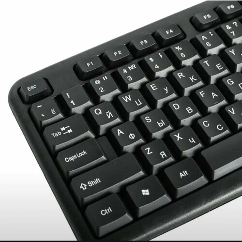 Клавиатура для компьютера проводная Forev влагоустойчивая компактная USB 35000₽