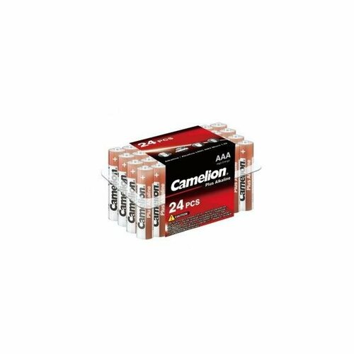 Батарейка Э/п Camelion Plus Alkaline LR03/286 БОКС24, 24 шт. батарейка э п тест на правду lr03 286 bl1 crt12 отрывная лента 12 шт