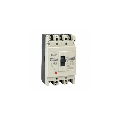 Выключатель автоматический ВА-99М 100/40А 3P 35кА PROxima | код mccb99-100-40m | EKF (2шт. в упак.) силовой автоматический выключатель 3p 400а 35ка ва 305