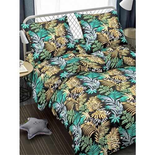 Постельное бельё Макосатин печатный Wilds размер евро артикул 34887